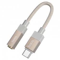 Hoco UPA32C Fresh адаптер USB-C към 3.5mm жак - Златист