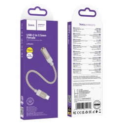 Hoco UPA32C Fresh адаптер USB-C към 3.5mm жак - Златист