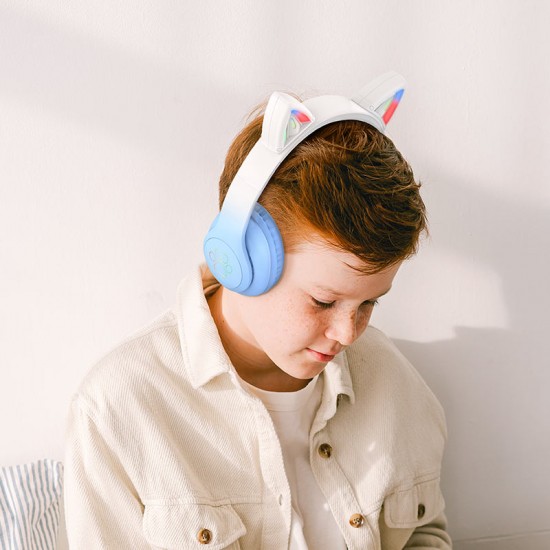 HOCO W42 Cat Ears Безжични слушалки  Котешки уши - Лилав