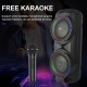 ZQS10206 / 10209 Подвижна Двойна Караоке 2x12'' Sing-e 50W тонколона+ безжичен микрофон