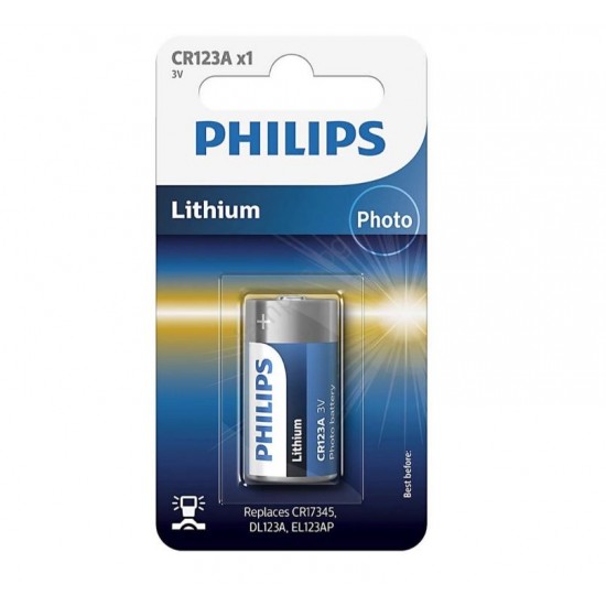 6116 Philips CR123A/01B - Литиева батерия CR123A MINICELLS 3V 1600mAh