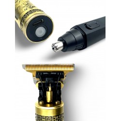 DALING DL-126 Тример за брада и коса + акумулаторен комплект тример за нос