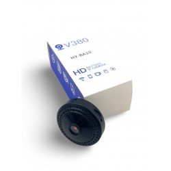 Мини шпионска WIFI камера HY-BA10 ( APP:V380PRO ) безжична, Full HD 1080p, аудио-видео
