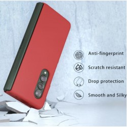 Z15 Silicone case за Samsung Z Fold 7 от 2 части - Червен