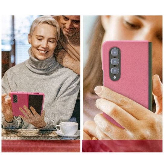 Z15 Silicone case за Samsung Z Fold 7 от 2 части - Розов