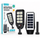 144 LED Лампа за улично осветление със соларен панел и датчик за движение 200W