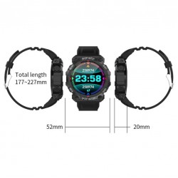 FD68 Смарт спортна гривна Smart bracelet - Тъмно зелен