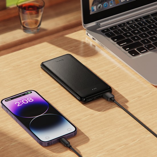 HOCO J153 Външна батерия 10,000mAh 2XUSB 1XUSB-C  -  Черен