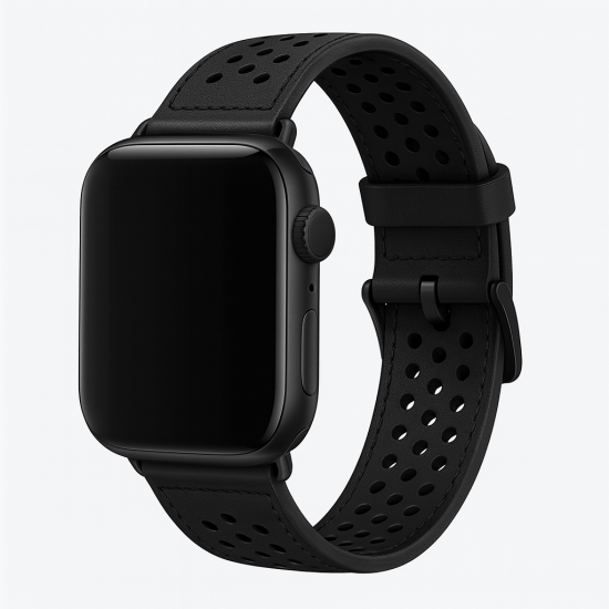 Кожена Магнитна каишка BN-12 Apple Watch 44/45/46/49mm Ultra - Черен