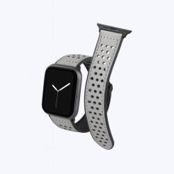Кожена Магнитна каишка BN-12 Apple Watch 44/45/46/49mm Ultra - Сив