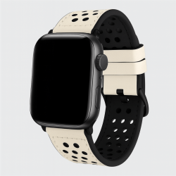 Кожена Магнитна каишка BN-12 Apple Watch 44/45/46/49mm Ultra - Бял