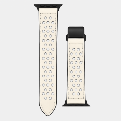 Кожена Магнитна каишка BN-12 Apple Watch 44/45/46/49mm Ultra - Бял