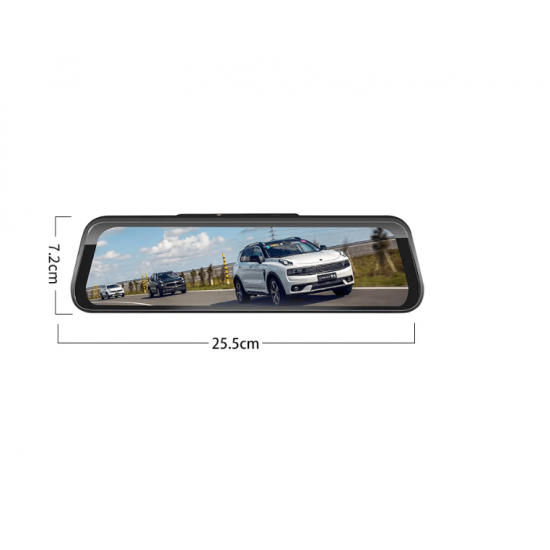 H740 ВИДЕОРЕГИСТРАТОР с ОГЛЕДАЛО FULL-HD 1080P  + ЗАДНА КАМЕРА 9.66"