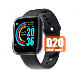 D20/Y68 Смарт спортна гривна Smart bracelet - Черен