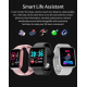D20/Y68 Смарт спортна гривна Smart bracelet - Черен