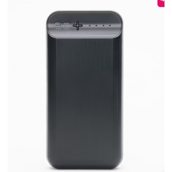 WUW Y129 2.1A POWER BANK Type-C 1 USB 2 - 20,000 mAh - Черен
