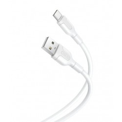 Кабел XO-NB212 Fast 2.1A USB към Type-C - Бял