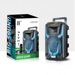 Караоке тонколона инча TTD-8259 8" | 20W, Телескопична Дръжка, LED RGB, Микрофон