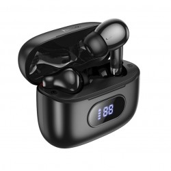 HOCO EQ2 Plus безжични блутут слушалки Hey Siri - Черен