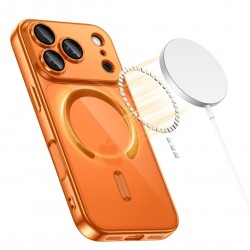 Кейс MG38 Luxury Case with Magsafe iPhone 17 Pro Max - Оранжев