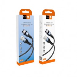 WUW X213 Плетен Кабел за Зареждане 2.4A 1M - USB към Micro