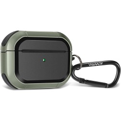 Удароустойчив калъф BN-17 за Airpods 4 - Тъмно Зелен