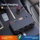 Разклонител за запалка D-30 с 4 гнезда, 2 USB и 2 USB-C 12V/24V PD30W