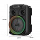 Караоке тонколона инча TTD-817 8" | 10W, LED RGB, Микрофон