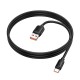 HOCO кабел X115 USB към Type-C 100W (1M) - Черен