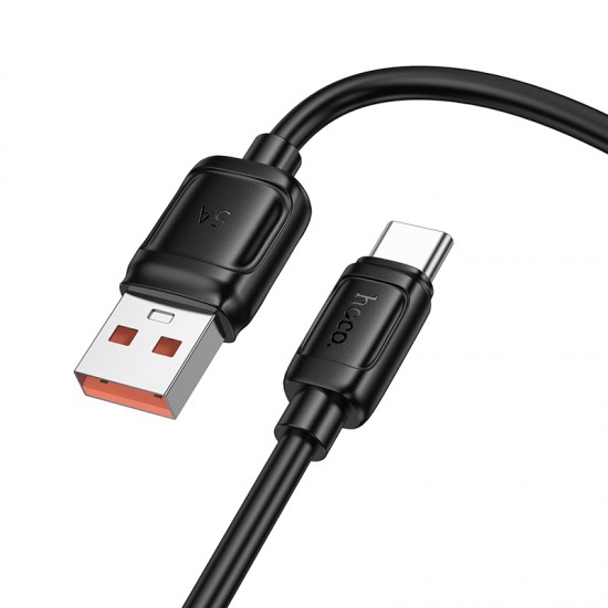 HOCO кабел X115 USB към Type-C 100W (1M) - Черен