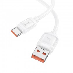 HOCO кабел X115 USB към Type-C 100W (1M) - Бял