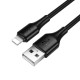 HOCO кабел X120 USB към Lightning (1M) - Черен