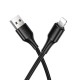 HOCO кабел X120 USB към Lightning (1M) - Черен