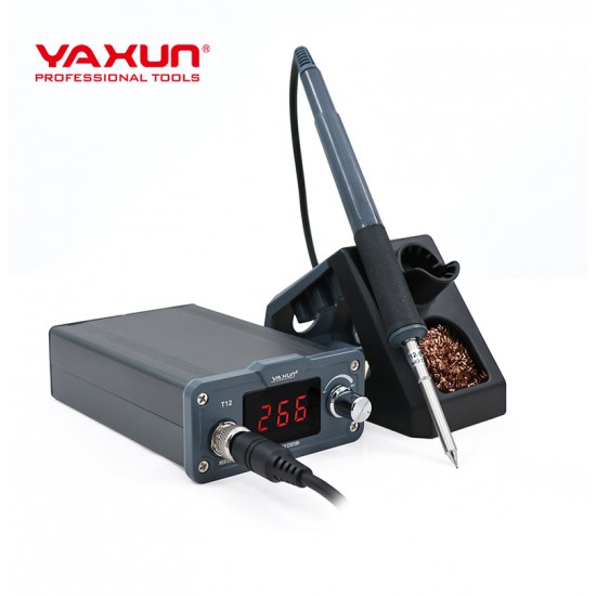 Yaxun T12 Поялна Станция T12 Интелигентна маса за заваряване LED цифров дисплей Автоматичен латентност BGA