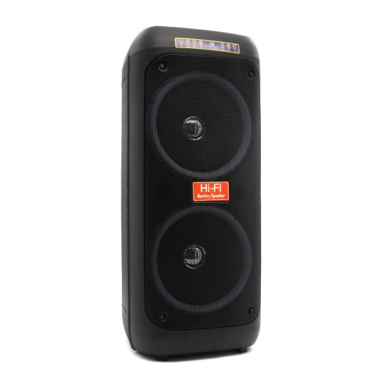 Караоке тонколона 8' инча CH-8811 с жичен микрофон 20W