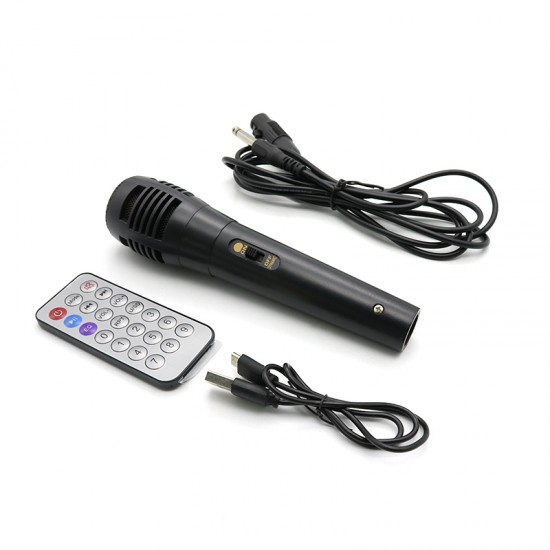 Караоке тонколона 8' инча CH-8811 с жичен микрофон 20W