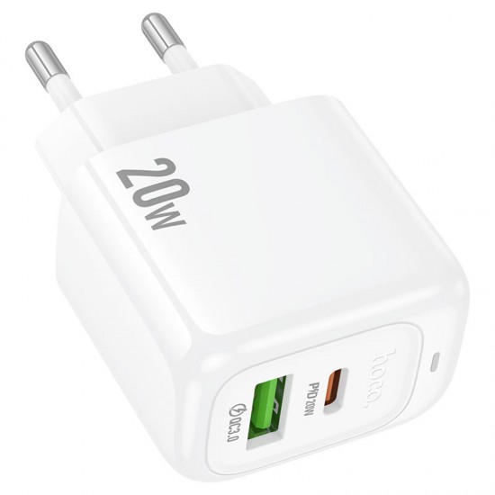 HOCO CS54A Адаптер PD20W QC3.0 USB+USB-C
