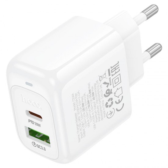 HOCO CS54A Адаптер PD20W QC3.0 USB+USB-C