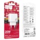 HOCO CS54A Адаптер PD20W QC3.0 USB+USB-C