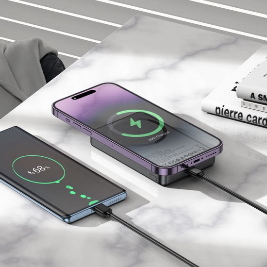 HOCO Q34 Aluminium Магнитна външна батерия Алуминиева 10,000mAh PD20W