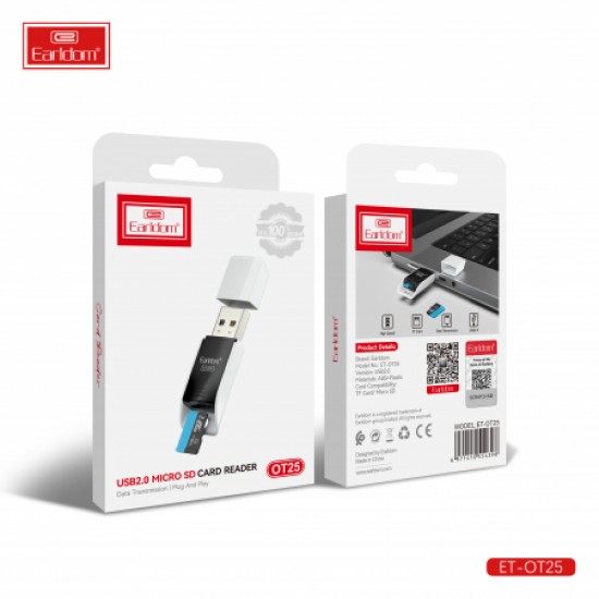 EARLDOM OT25 , Card Reader USB Четец за карти SD