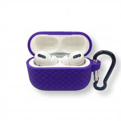 Силиконов калъф за AirPods Pro 2-gen SC02 - Лилав