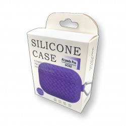 Силиконов калъф за AirPods Pro 2-gen SC02 - Лилав