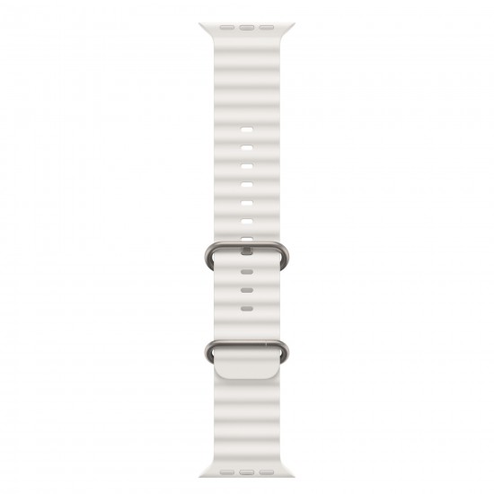 Каишка Ocean Band BN-13 Apple Watch iWatch 45/46/49mm - Бял