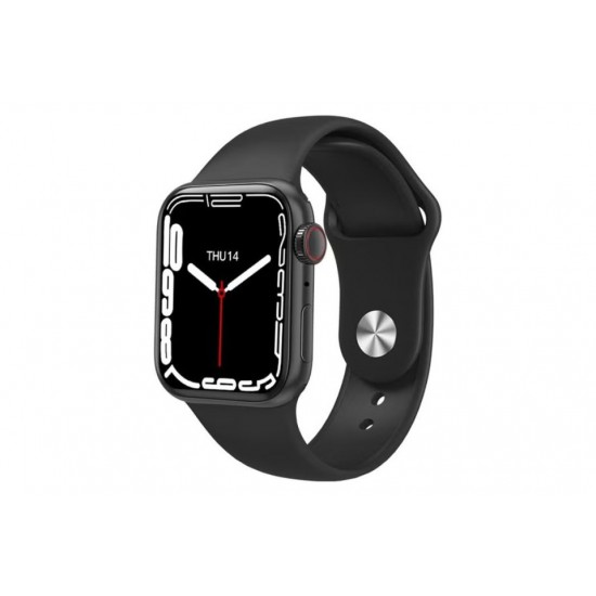 WISME WS-X23 AMOLED Смартчасовник – IP68, Висока Яркост - Черен