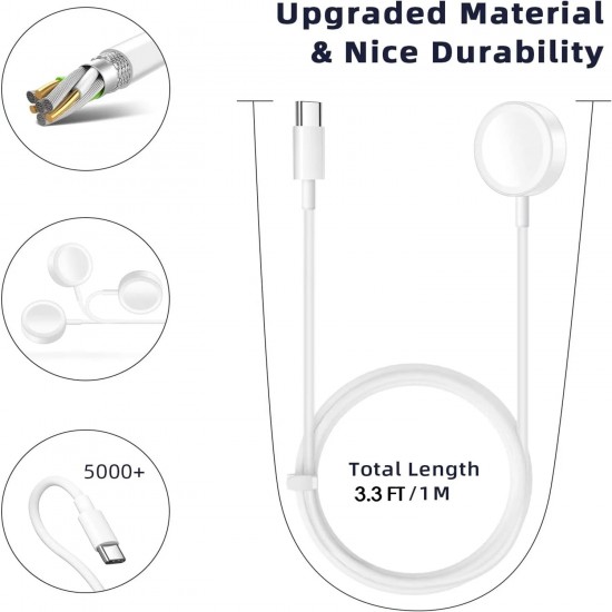  iWatch Apple Watch Charger Type-C ALTC16 Зарядно от неръждаема стомана за часовник