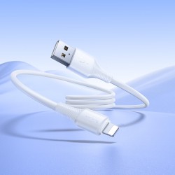 HOCO кабел X120 USB към Lightning (1M) - Бял