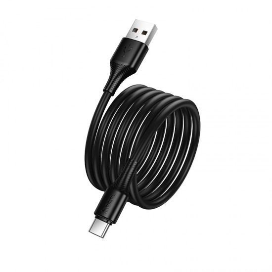 HOCO кабел X120 USB към Type-C (1M) -Черен