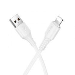 HOCO кабел X120 USB към Lightning (1M) - Бял