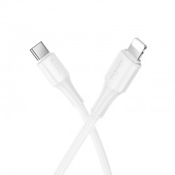 HOCO кабел X120 PD27W Type-C към Lightning (1M) - Бял